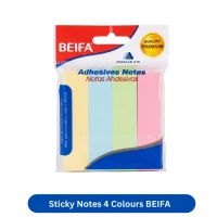 Pembatas Buku Sticky Notes 4 Warna BEIFA BFA-FN62A-4A